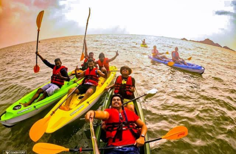 Kayaking at Half Moon Beach